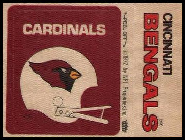 St. Louis Cardinals Helmet Cincinnati Bengals Name